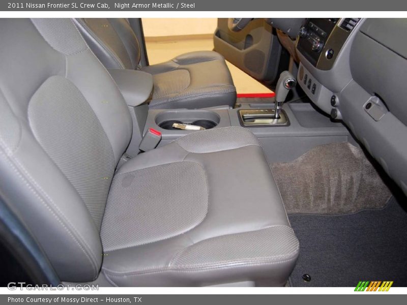 Night Armor Metallic / Steel 2011 Nissan Frontier SL Crew Cab