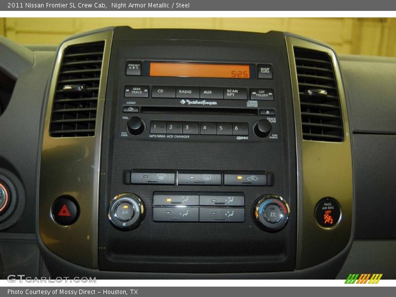 Night Armor Metallic / Steel 2011 Nissan Frontier SL Crew Cab