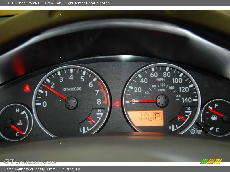 Night Armor Metallic / Steel 2011 Nissan Frontier SL Crew Cab