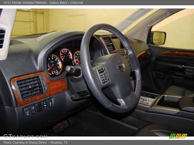 Galaxy Black / Charcoal 2011 Nissan Armada Platinum