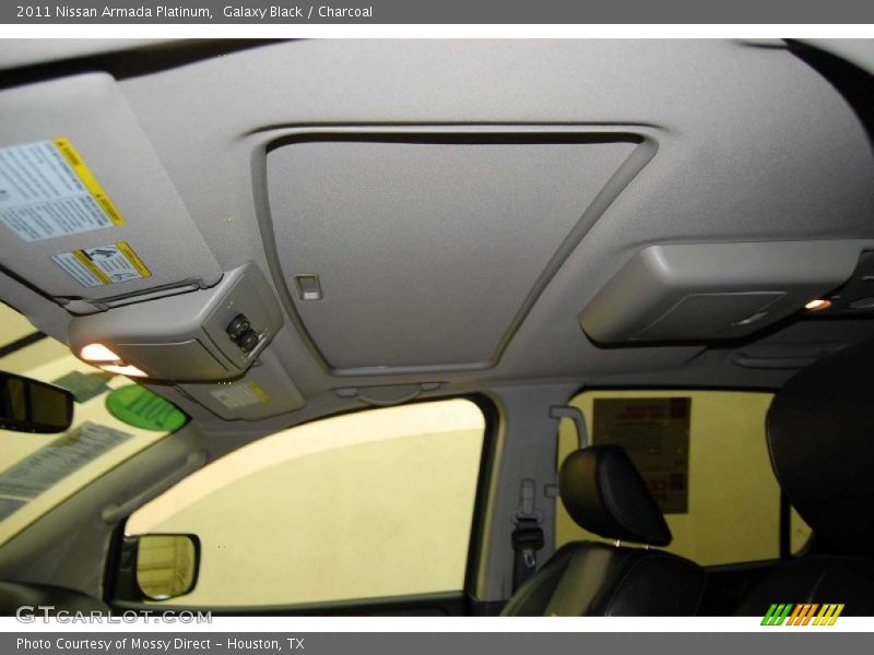 Galaxy Black / Charcoal 2011 Nissan Armada Platinum