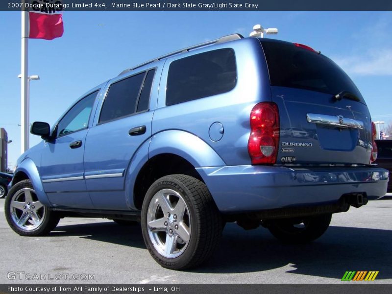 Marine Blue Pearl / Dark Slate Gray/Light Slate Gray 2007 Dodge Durango Limited 4x4