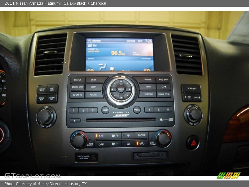 Galaxy Black / Charcoal 2011 Nissan Armada Platinum