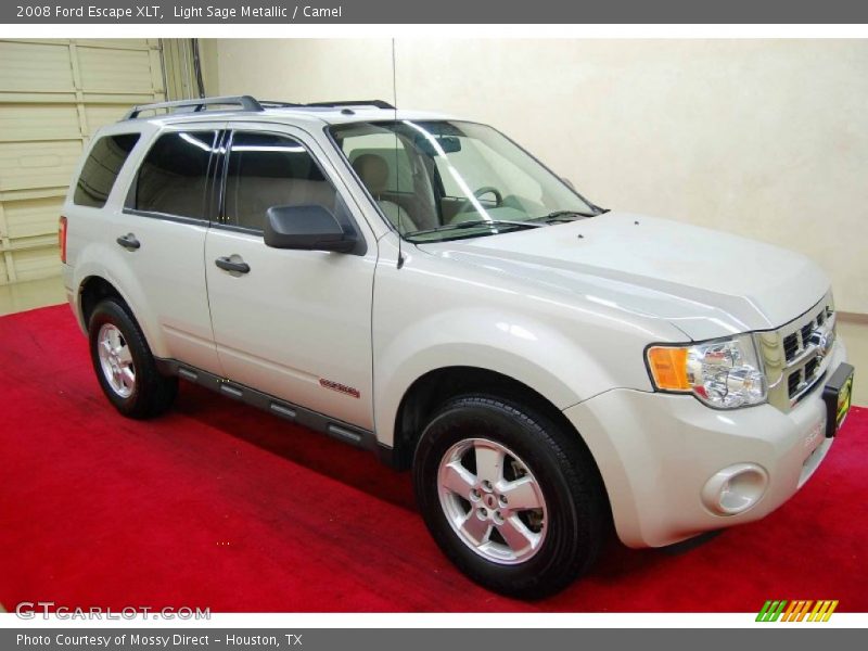 Light Sage Metallic / Camel 2008 Ford Escape XLT