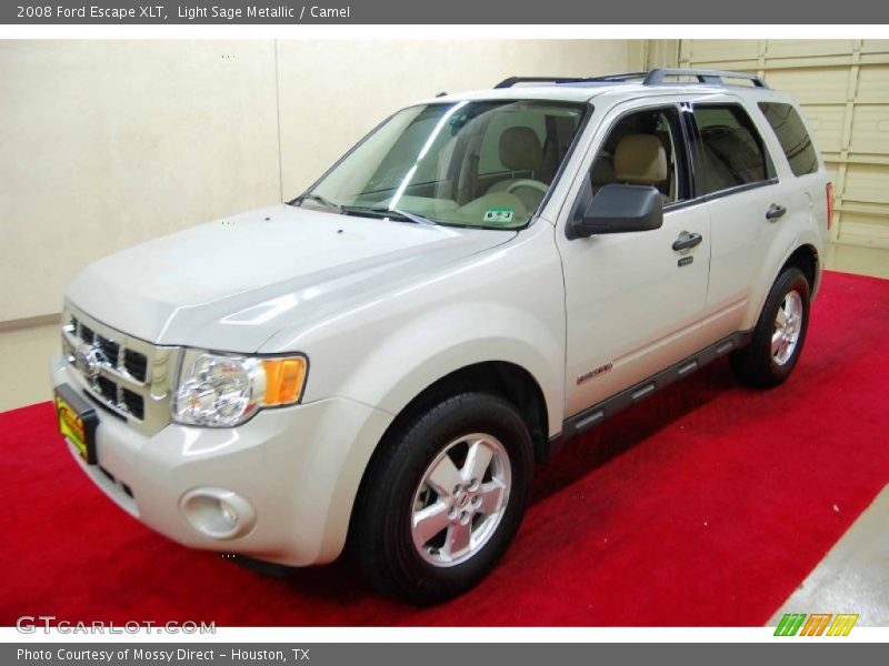 Light Sage Metallic / Camel 2008 Ford Escape XLT