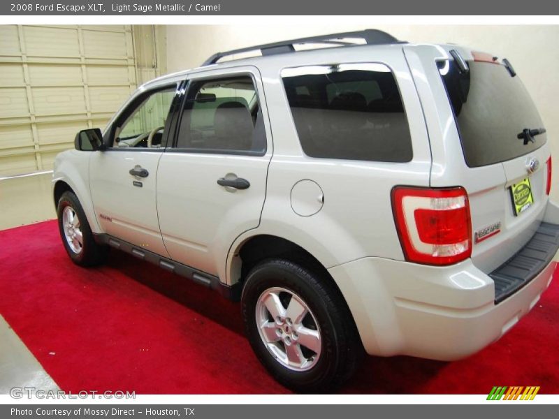 Light Sage Metallic / Camel 2008 Ford Escape XLT