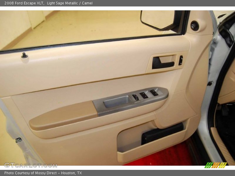 Light Sage Metallic / Camel 2008 Ford Escape XLT