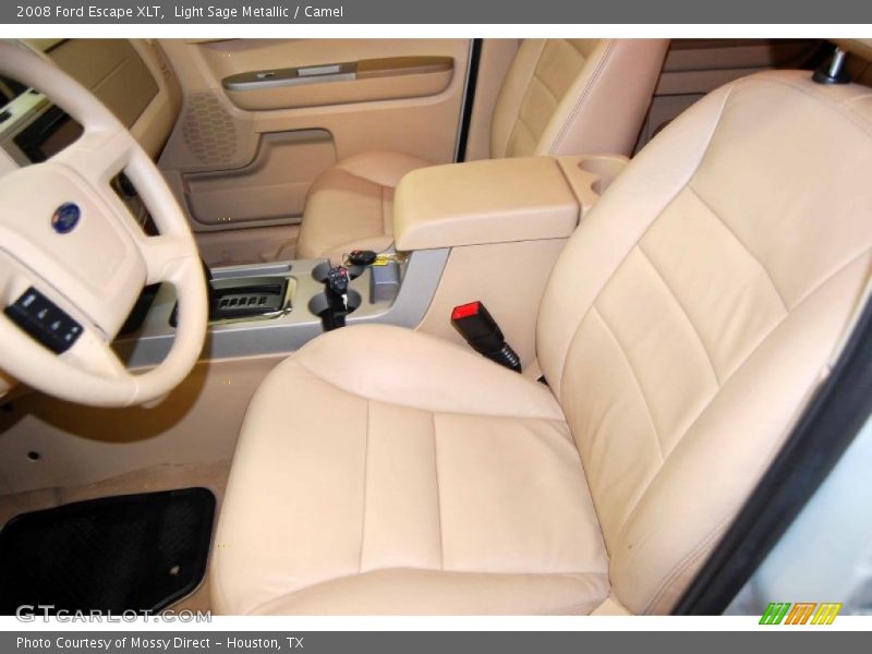 Light Sage Metallic / Camel 2008 Ford Escape XLT