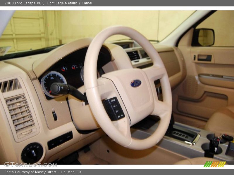 Light Sage Metallic / Camel 2008 Ford Escape XLT