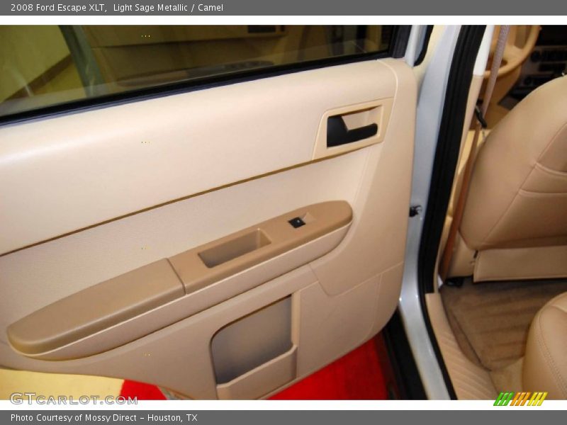 Light Sage Metallic / Camel 2008 Ford Escape XLT