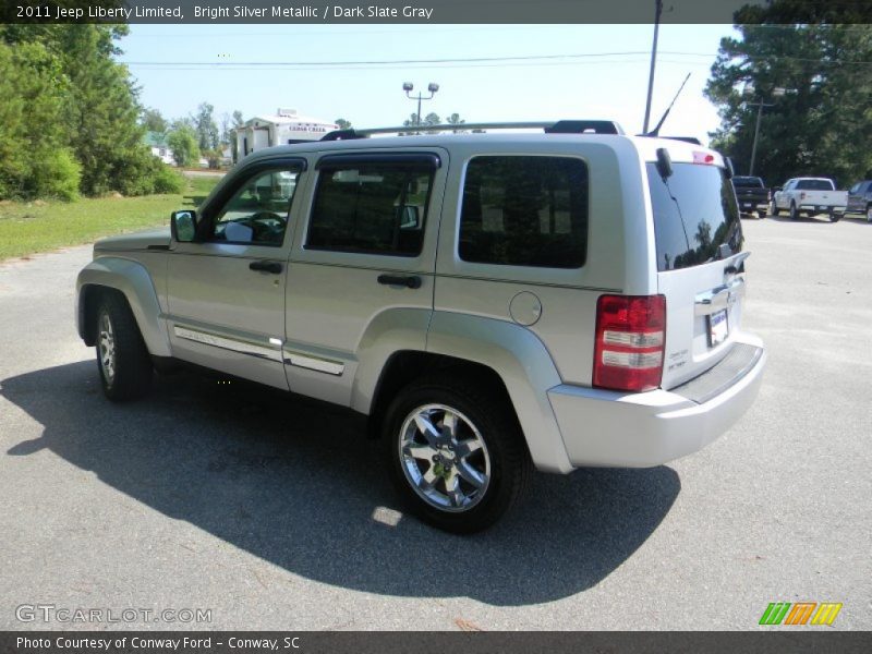 Bright Silver Metallic / Dark Slate Gray 2011 Jeep Liberty Limited