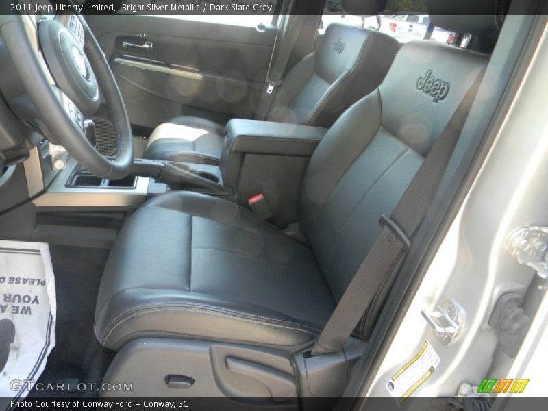 Bright Silver Metallic / Dark Slate Gray 2011 Jeep Liberty Limited