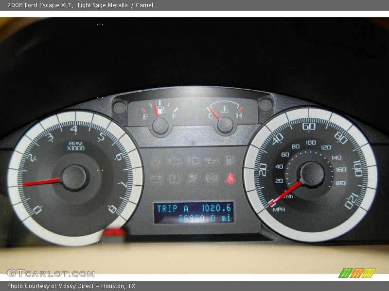 Light Sage Metallic / Camel 2008 Ford Escape XLT