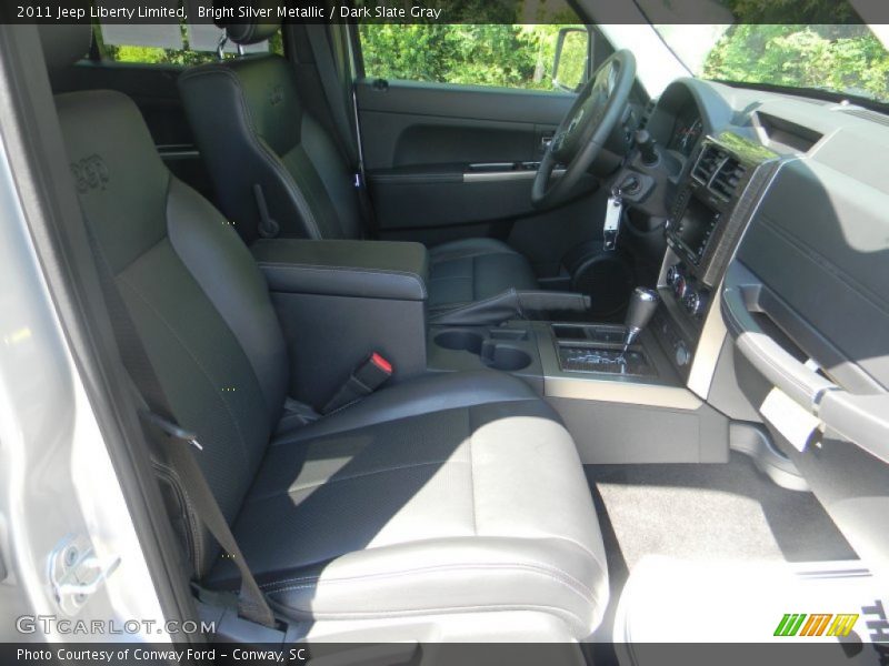 Bright Silver Metallic / Dark Slate Gray 2011 Jeep Liberty Limited