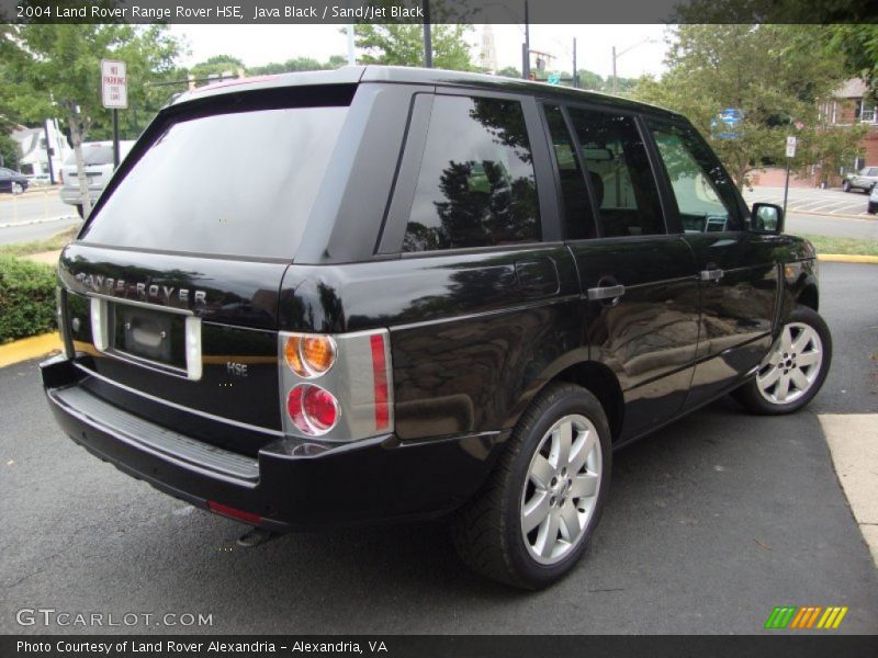 Java Black / Sand/Jet Black 2004 Land Rover Range Rover HSE