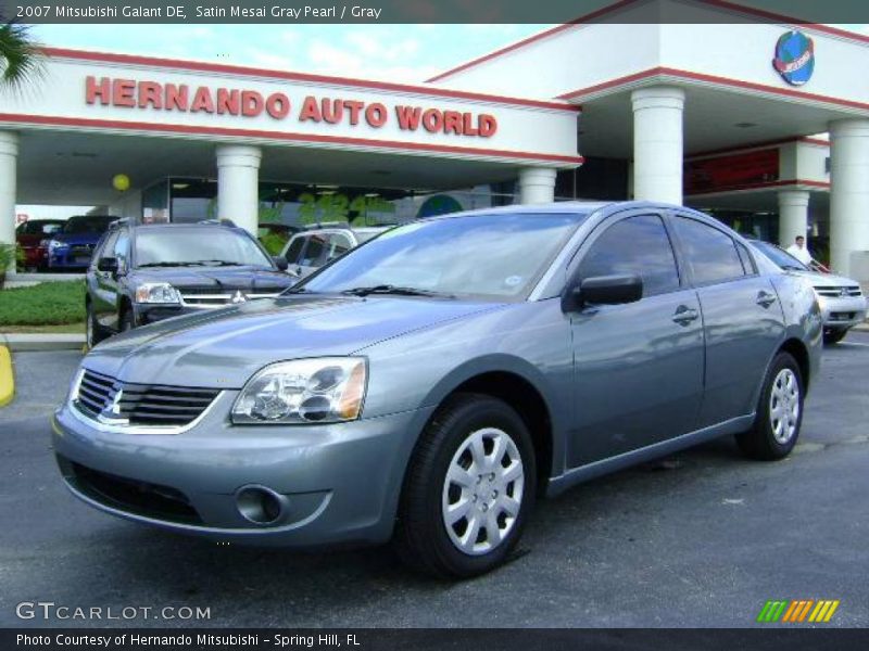 Satin Mesai Gray Pearl / Gray 2007 Mitsubishi Galant DE