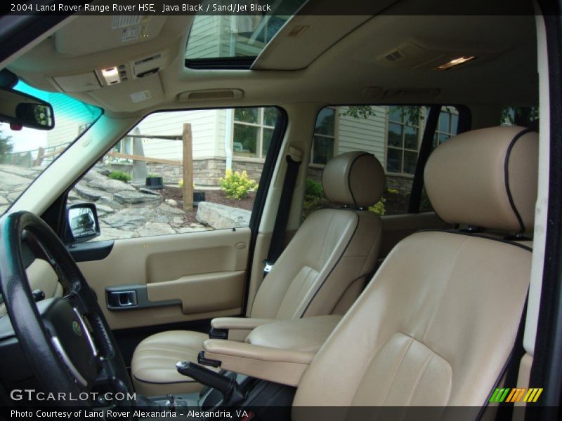 Java Black / Sand/Jet Black 2004 Land Rover Range Rover HSE