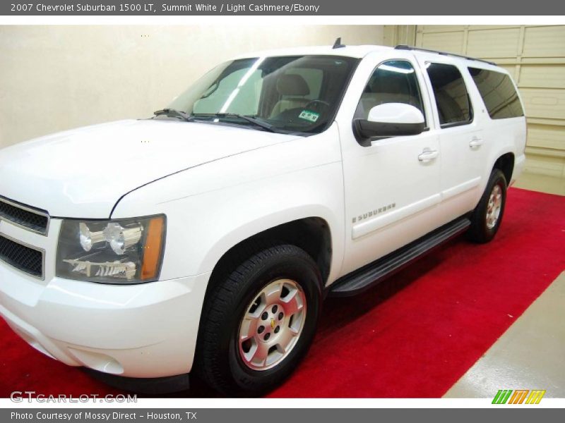 Summit White / Light Cashmere/Ebony 2007 Chevrolet Suburban 1500 LT
