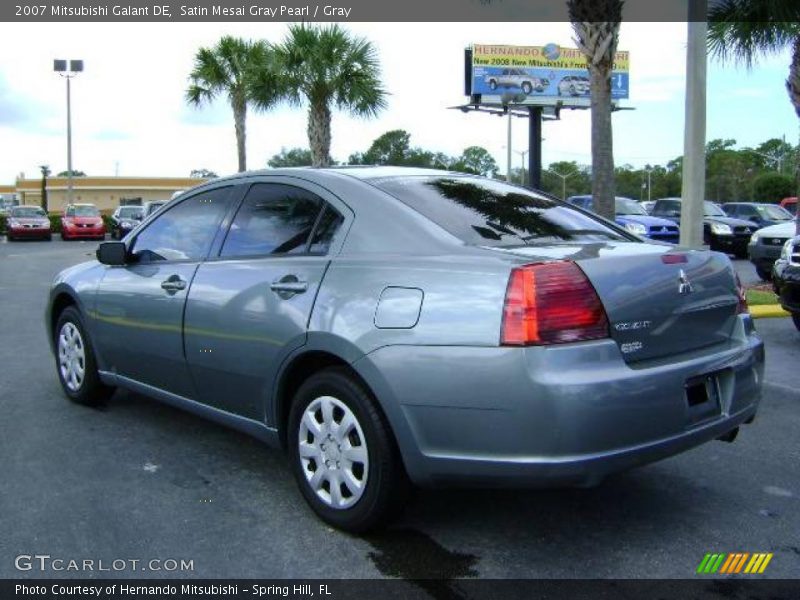 Satin Mesai Gray Pearl / Gray 2007 Mitsubishi Galant DE