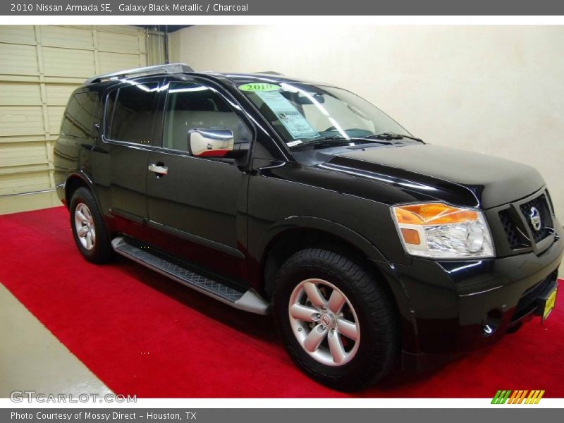 Galaxy Black Metallic / Charcoal 2010 Nissan Armada SE
