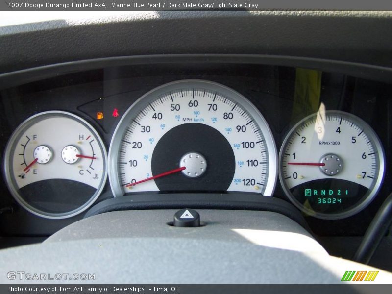 Marine Blue Pearl / Dark Slate Gray/Light Slate Gray 2007 Dodge Durango Limited 4x4