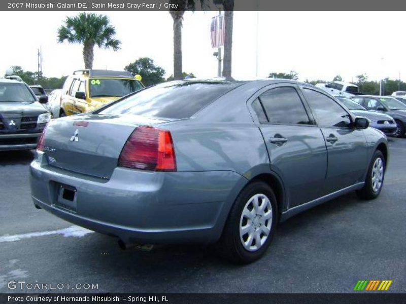Satin Mesai Gray Pearl / Gray 2007 Mitsubishi Galant DE