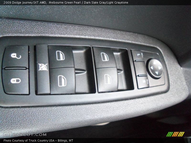 Melbourne Green Pearl / Dark Slate Gray/Light Graystone 2009 Dodge Journey SXT AWD