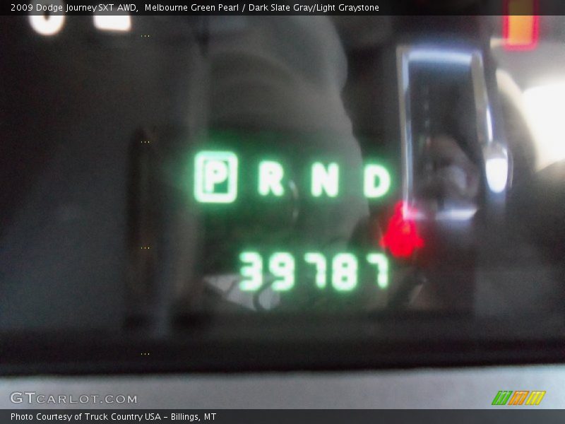 Melbourne Green Pearl / Dark Slate Gray/Light Graystone 2009 Dodge Journey SXT AWD