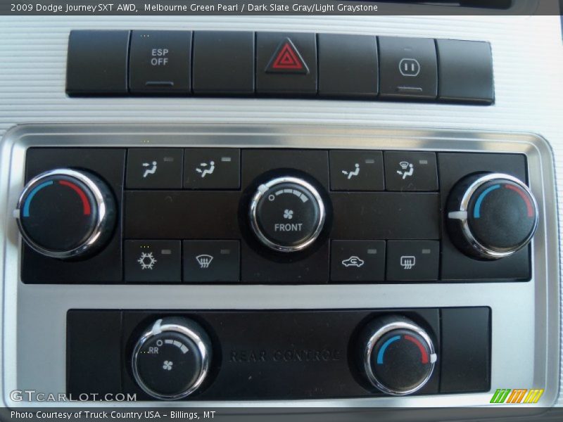 Melbourne Green Pearl / Dark Slate Gray/Light Graystone 2009 Dodge Journey SXT AWD