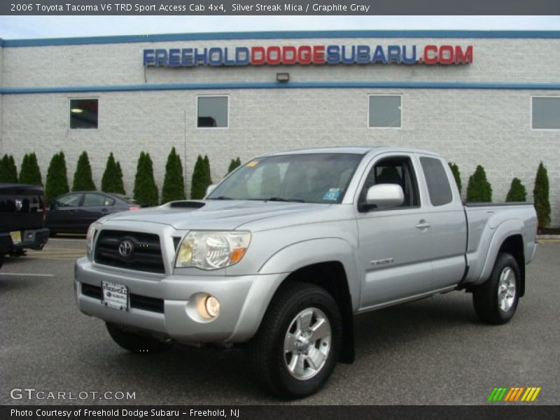 Silver Streak Mica / Graphite Gray 2006 Toyota Tacoma V6 TRD Sport Access Cab 4x4
