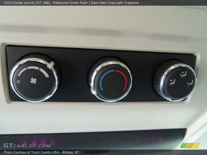 Melbourne Green Pearl / Dark Slate Gray/Light Graystone 2009 Dodge Journey SXT AWD