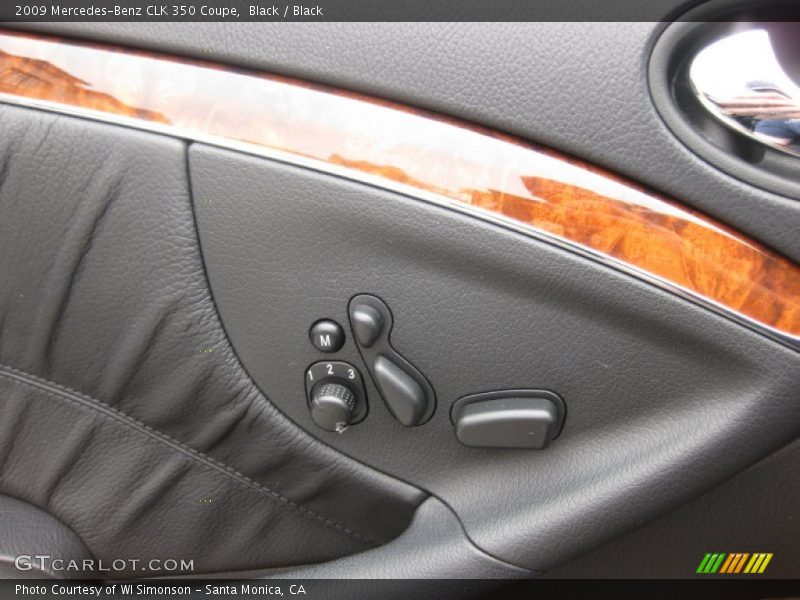 Black / Black 2009 Mercedes-Benz CLK 350 Coupe