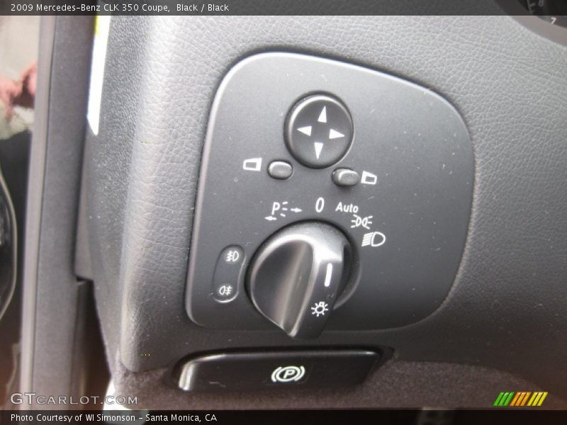 Black / Black 2009 Mercedes-Benz CLK 350 Coupe