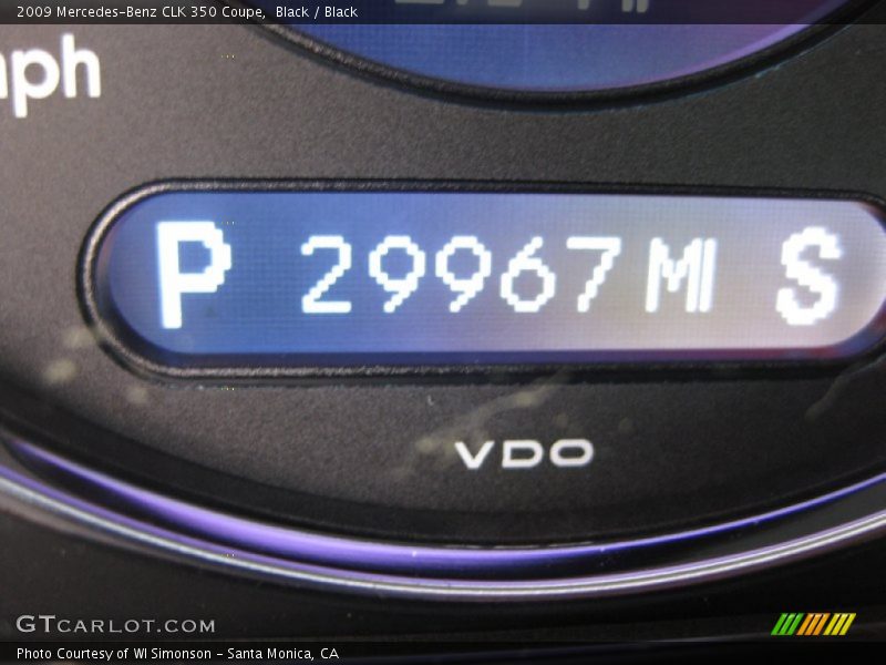 Black / Black 2009 Mercedes-Benz CLK 350 Coupe