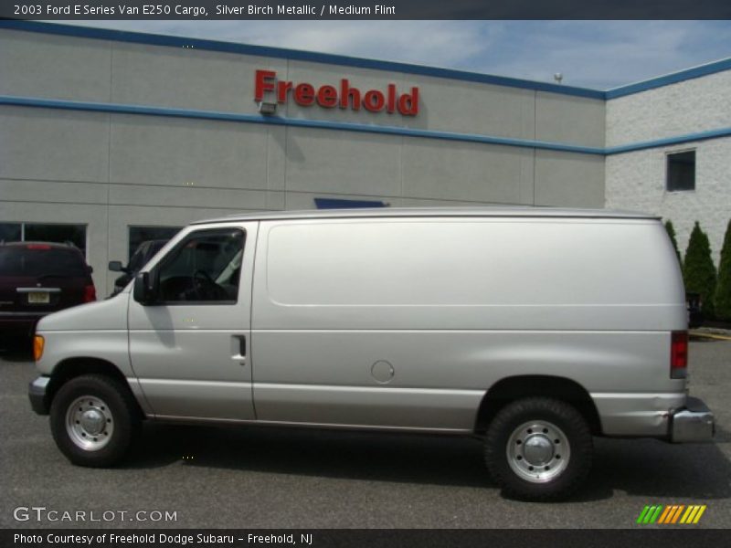 Silver Birch Metallic / Medium Flint 2003 Ford E Series Van E250 Cargo