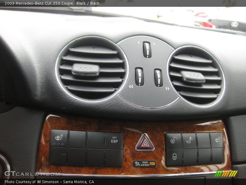 Black / Black 2009 Mercedes-Benz CLK 350 Coupe