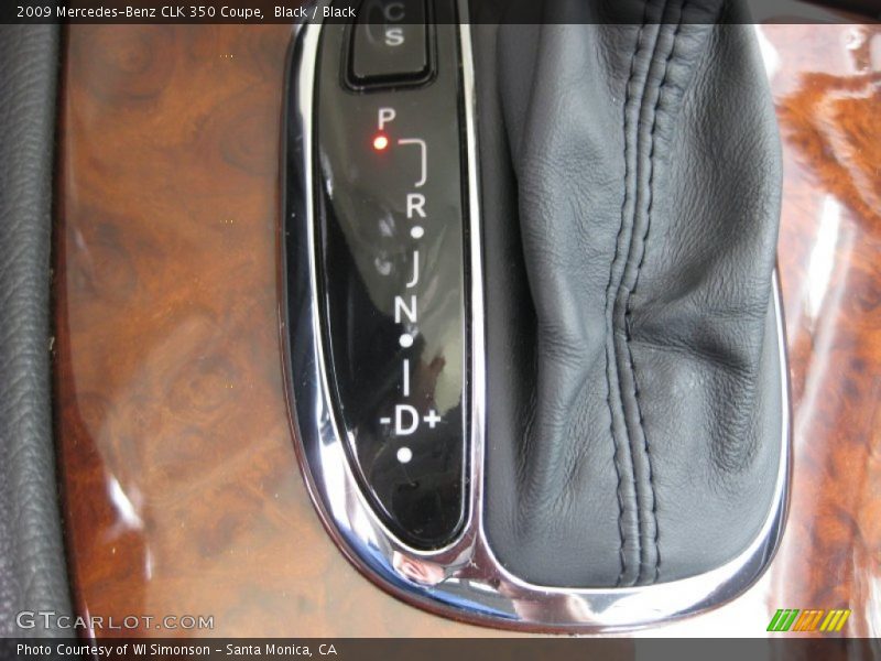 Black / Black 2009 Mercedes-Benz CLK 350 Coupe