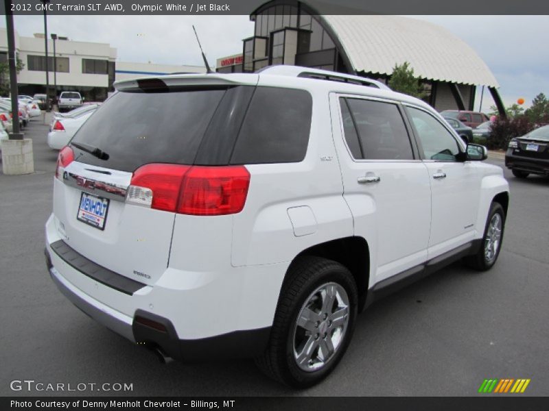 Olympic White / Jet Black 2012 GMC Terrain SLT AWD