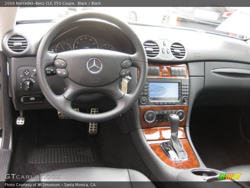 Black / Black 2009 Mercedes-Benz CLK 350 Coupe