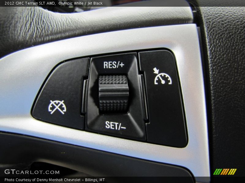 Olympic White / Jet Black 2012 GMC Terrain SLT AWD