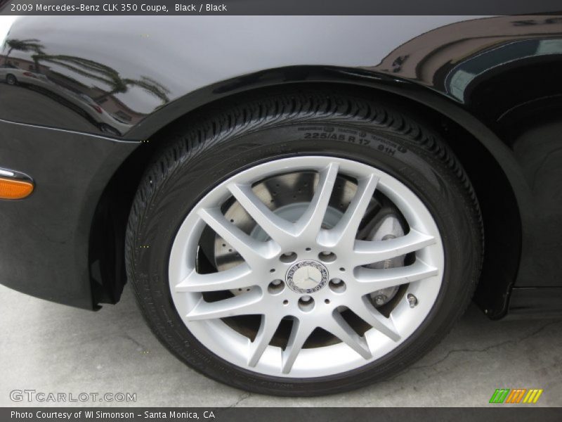 Black / Black 2009 Mercedes-Benz CLK 350 Coupe