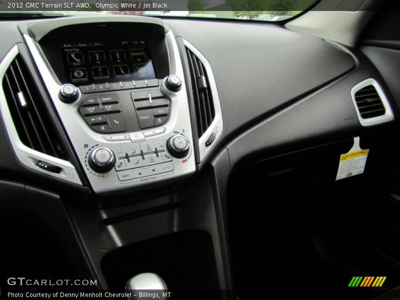 Olympic White / Jet Black 2012 GMC Terrain SLT AWD