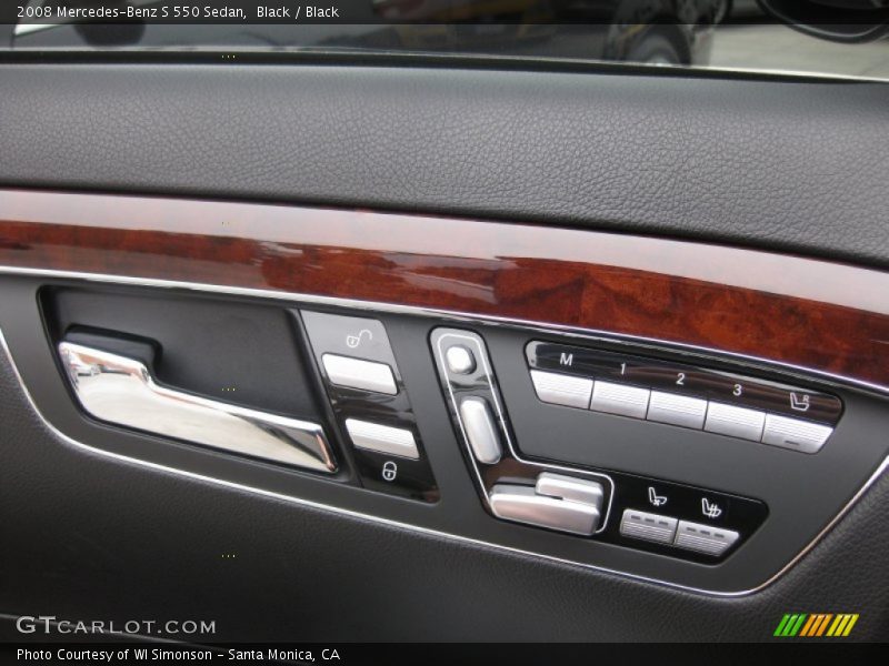 Black / Black 2008 Mercedes-Benz S 550 Sedan