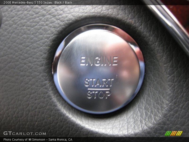 Black / Black 2008 Mercedes-Benz S 550 Sedan