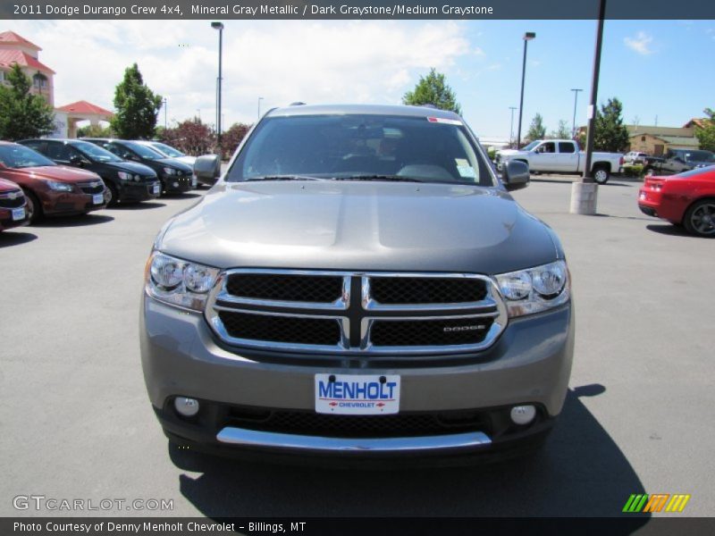 Mineral Gray Metallic / Dark Graystone/Medium Graystone 2011 Dodge Durango Crew 4x4