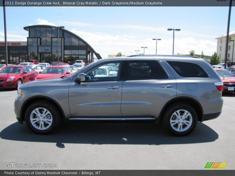 Mineral Gray Metallic / Dark Graystone/Medium Graystone 2011 Dodge Durango Crew 4x4