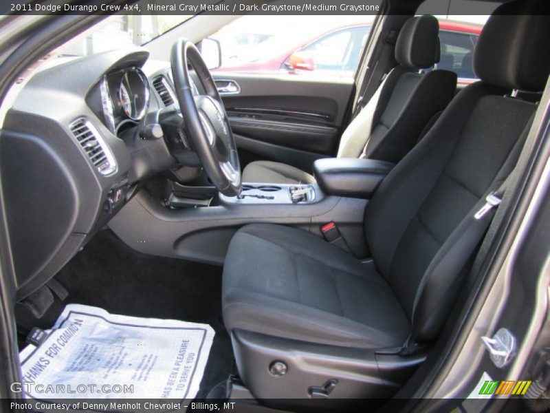 Mineral Gray Metallic / Dark Graystone/Medium Graystone 2011 Dodge Durango Crew 4x4