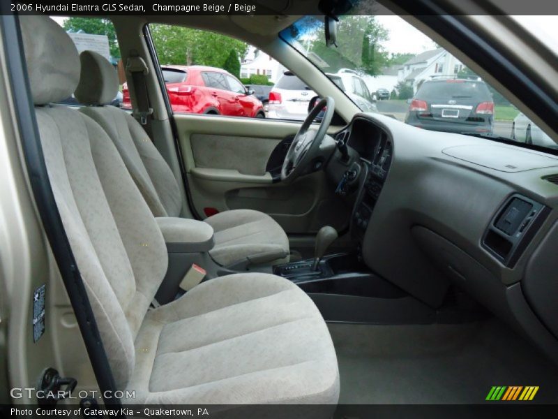 Champagne Beige / Beige 2006 Hyundai Elantra GLS Sedan