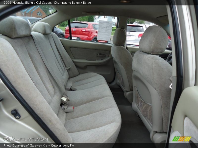 Champagne Beige / Beige 2006 Hyundai Elantra GLS Sedan