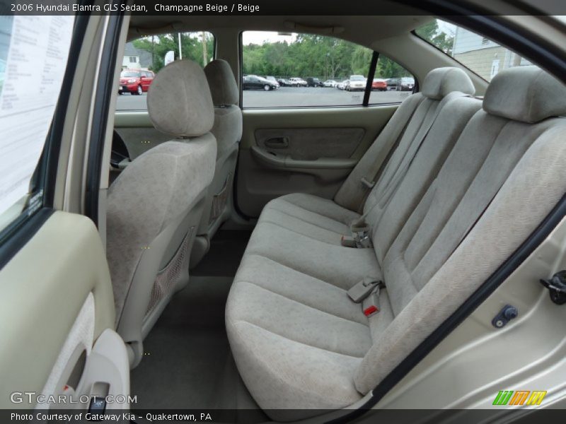 Champagne Beige / Beige 2006 Hyundai Elantra GLS Sedan